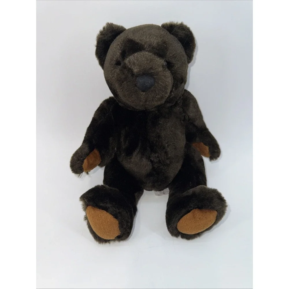 Velvete by Greek Dark‎ Brown Stuffed Plush Teddy Bear Nice And Soft Realistic